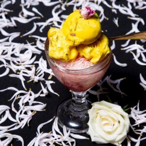 Faloodeh with Saffron Ice Cream (Faloodeh Bastani)