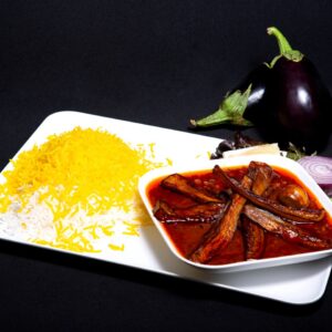 Khoresht Bademjan (Persian Eggplant Stew)