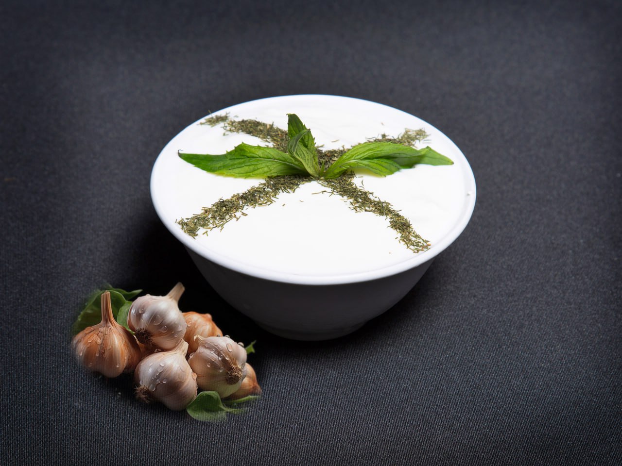 Mast-o-Seer (Yogurt with Garlic & Herbs)