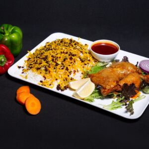 Persian Barberry Rice with Chicken