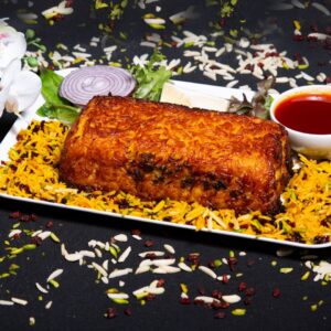 Chicken Layered Rice Cake ته چین مرغ