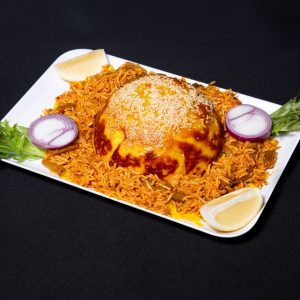 Crispy-bottom Persian green bean rice
