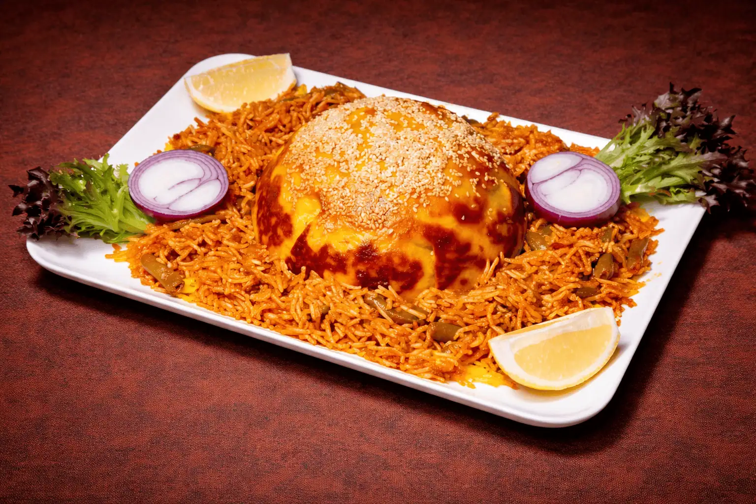 Oven Cooked Crispy Green Bean Rice