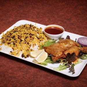 Chicken Dish with Barberry Rice