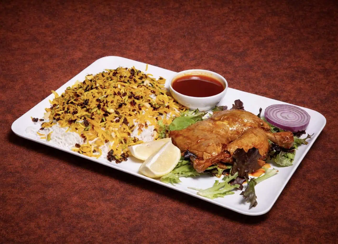 Chicken Dish with Barberry Rice